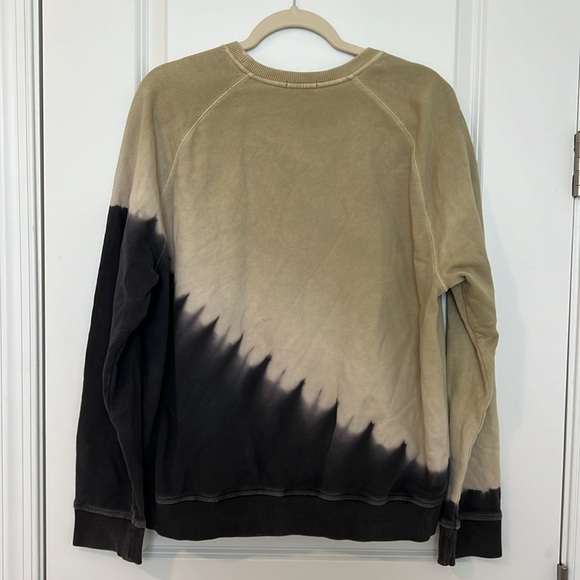ATM Anthony Thomas Melillo Color Blocked Diagonal Tie Dyed Sweatshirt - Picture 3 of 10